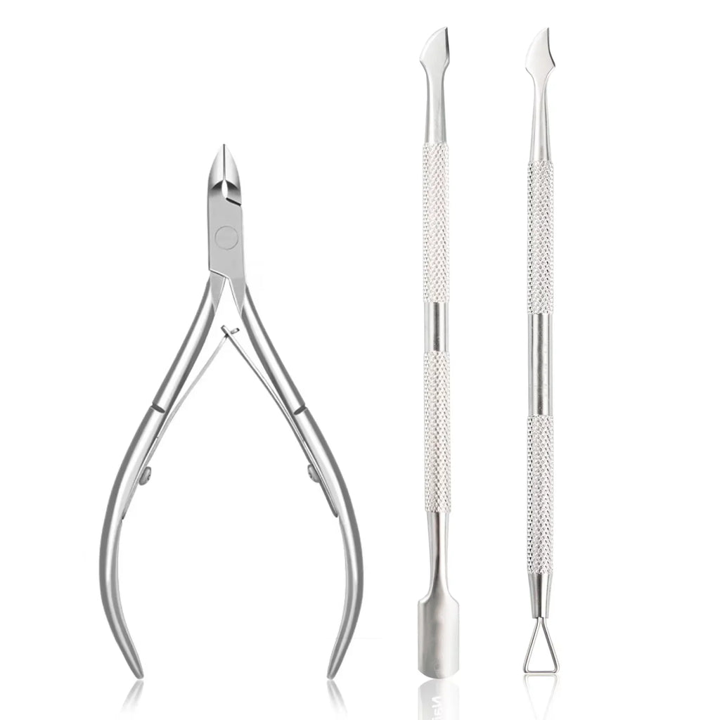Stainless Steel Manicure Pedicure Tool Set Nail Cuticle Trimmer Kit
