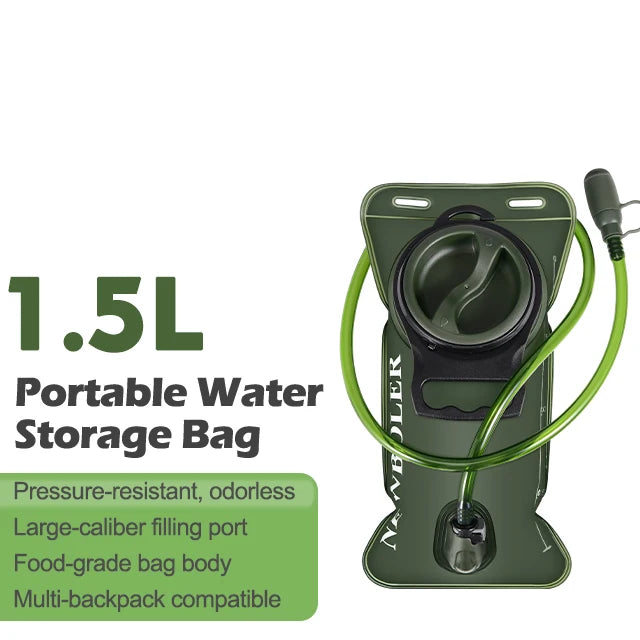 Hydration Water Bladder 1.5L 2L 3L Camping Reservoir