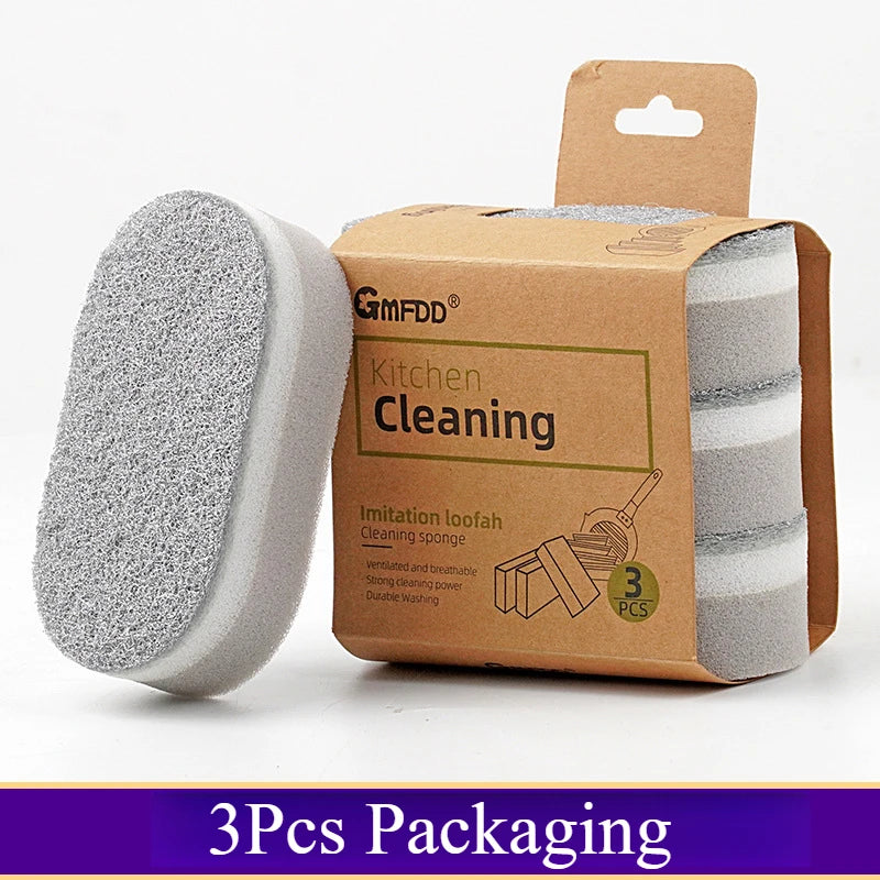 Magic Cleaning Sponge Double-Sided Kitchen Scrubber