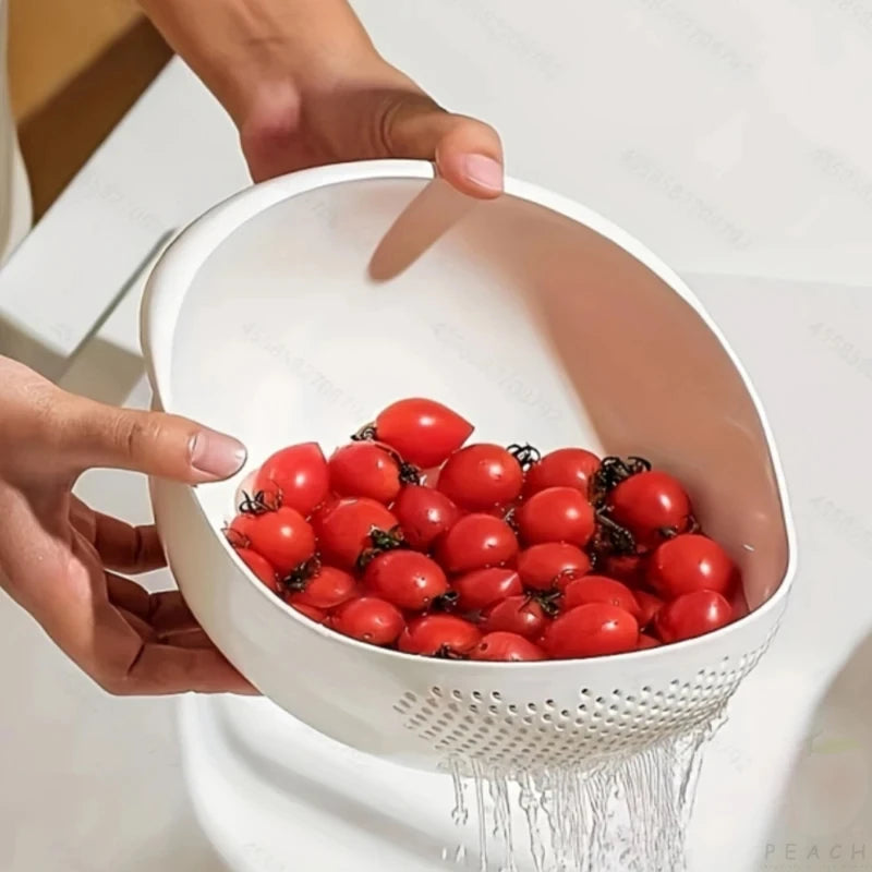 Rice Drain Basket Fruit & Vegetable Strainer