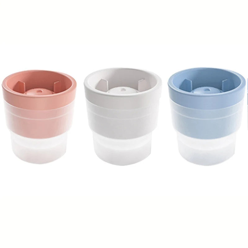 3D Round Ice Cube Mold UK Silicone Whiskey Ice Maker & Drink Tool