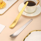 Flat Stainless Steel Coffee Spoon Set Tea Stirrer Dessert Spoons