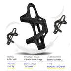 Carbon Side Load Bike Bottle Cage MTB Road Lightweight Holder