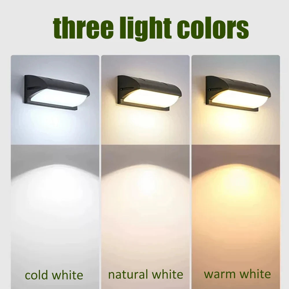 Waterproof LED Wall Light for Porch, Garden & Outdoor Pathways