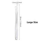 Long Stainless Steel Kitchen Tongs – Non-Slip BBQ & Grill Food Clamp Tool