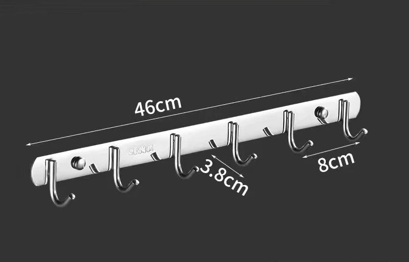 Stainless Steel Hook Rack
