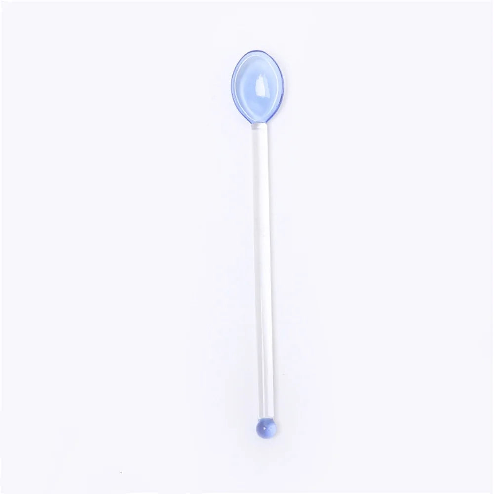 Glass Stirring Spoon Long Handle – Coffee, Milk Tea & Dessert Bar Tool