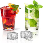 6 Grid Ice Cube Tray Large Round & Square Ice Mold for Whiskey & Cocktails