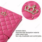 Lambskin Smart Stand Case For iPad 10th 9th Air 5 4 Pro 11 A16