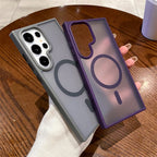 Magnetic Matte Case for Samsung S21 S22 S23 S24 Ultra Plus Cover