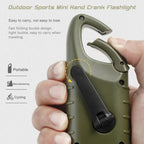 Solar Hand Crank LED Flashlight Emergency Camping Lantern