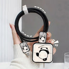 Fast Charger Protector Case & USB Cable Wrap for iPhone 15/14/13