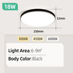 Ultra Thin LED Ceiling Lamp for Bedroom & Living Room
