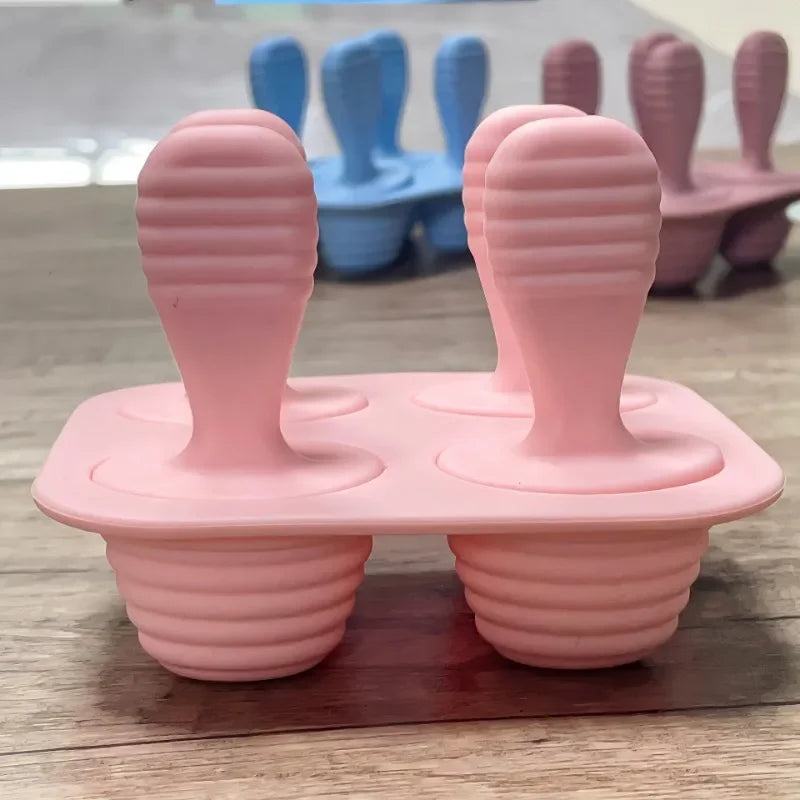 Baby Silicone Ice Cream Mold – Non-Toxic Ice Cube Tray & Breast Milk Storage