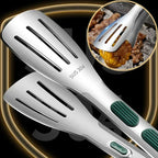 Stainless Steel Kitchen Tongs – Heat Resistant BBQ & Food Clip Tool