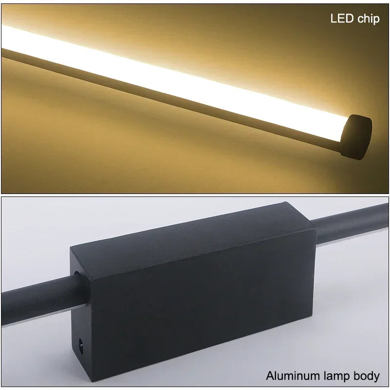 Nordic Long LED Wall Lamp Modern Indoor Light