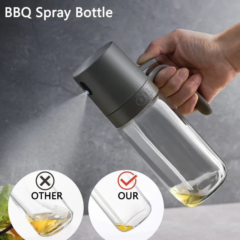 250ml Oil Spray Bottle Glass Olive Oil Sprayer for Cooking