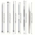 Pimple Tweezer Acne Blackhead Removal Tool Set Skin Face Care