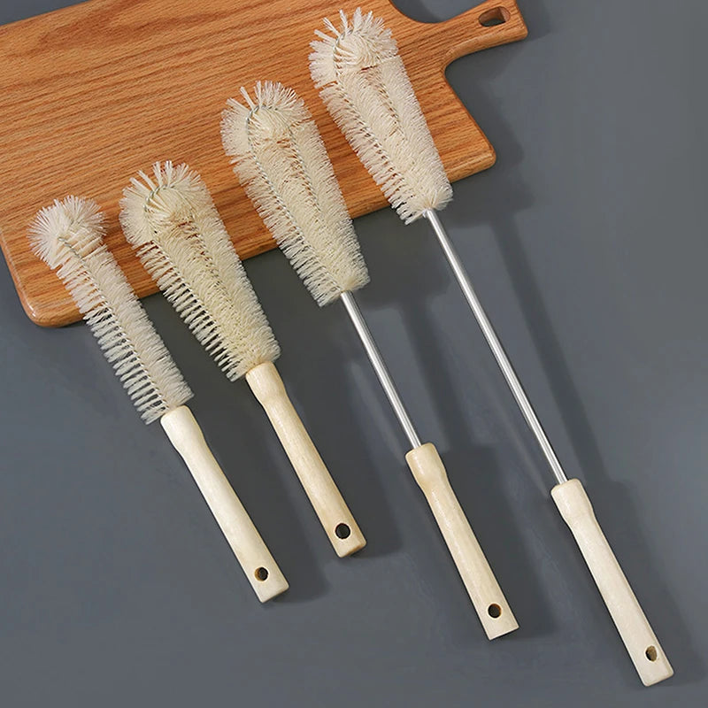 Wooden Bottle Cleaning Brush Long Handle Scrubber Secondary image