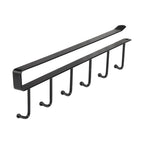 6 Hook Coffee Mug Holder Under Shelf Kitchen Cup Organizer