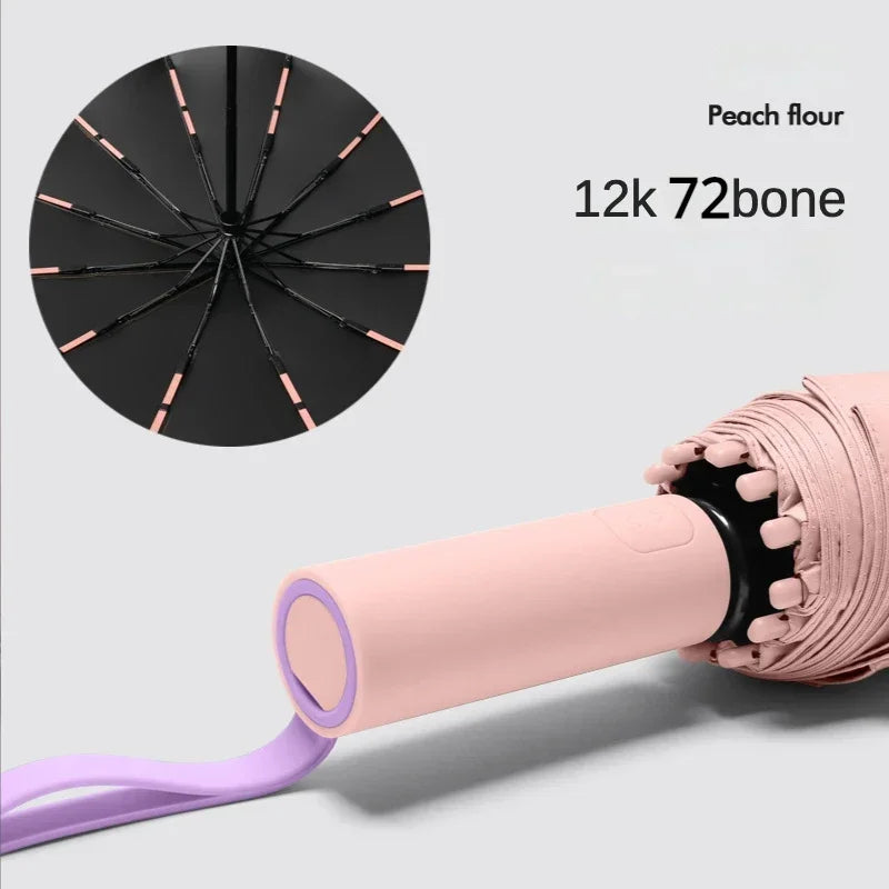 Buy Super Strong 72-Bone Windproof Folding Umbrella