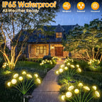 Solar Mushroom Garden Lights for Patio, Yard & Pathway Decor