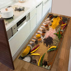 High-End Kitchen Rug Waterproof Non-Slip Washable Entrance Doormat