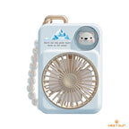 MEET SUN Mini Handheld Fan UK USB Rechargeable Cooling Fan
