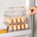 3 Layer Egg Holder Fridge Side Door Organizer