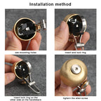 Retro Copper Bicycle Bell Loud Clear Sound MTB Road Handlebar