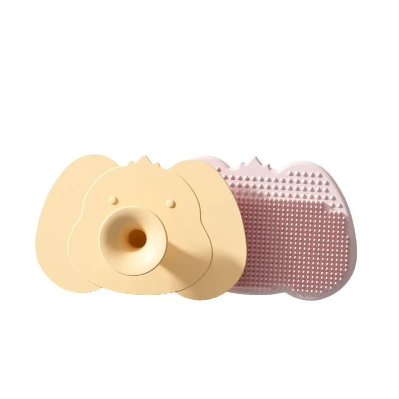 Baby Silicone Shampoo Brush Soft Scalp Massager & Hair Comb