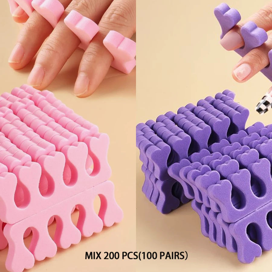 Nail Art Toe Separators Sponge Soft