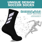 Non Slip Football Socks Men Anti Grip Training Sports 1 Pair