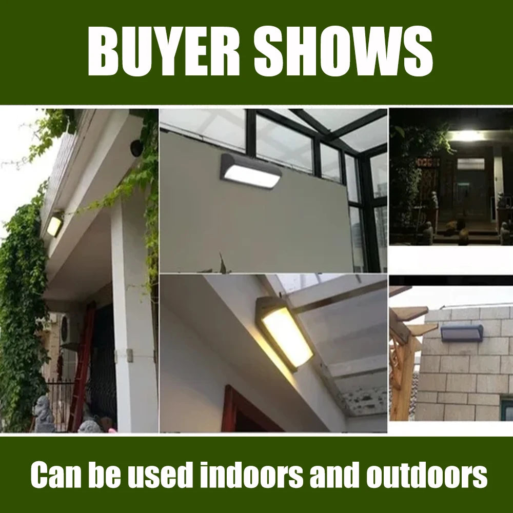 Waterproof LED Wall Light for Porch, Garden & Outdoor Pathways