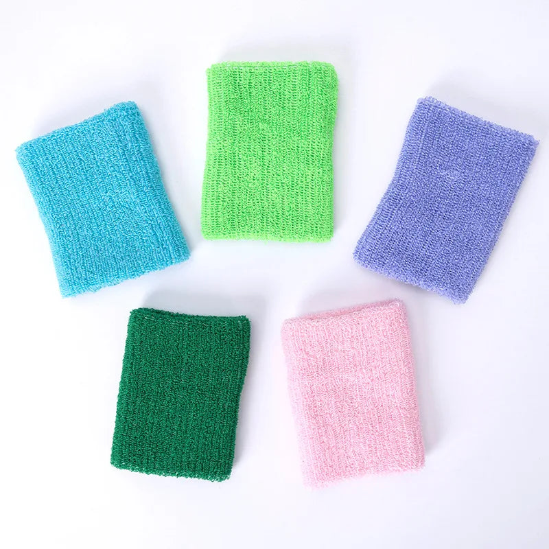 Cotton Sport Sweat Wristband for Gym Running Wrist Support Wrap