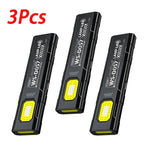 Mini COB LED Keychain Flashlight USB-C Rechargeable