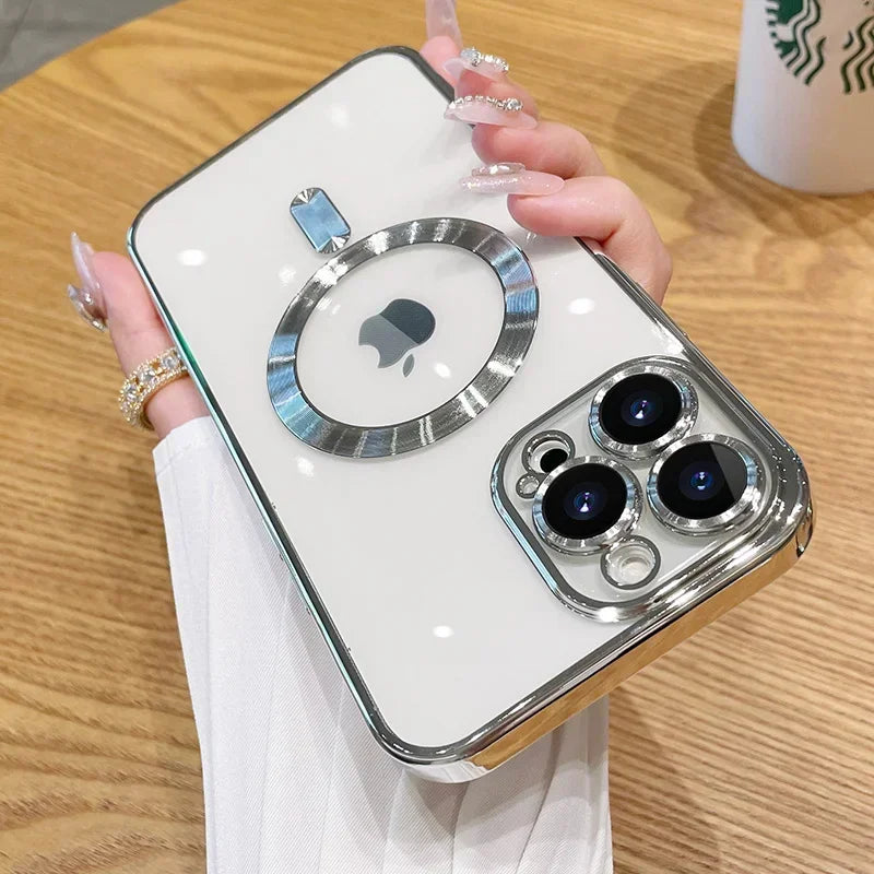 Luxury MagSafe Magnetic Case for iPhone 17 16 15 14 13 12 11 Pro Max