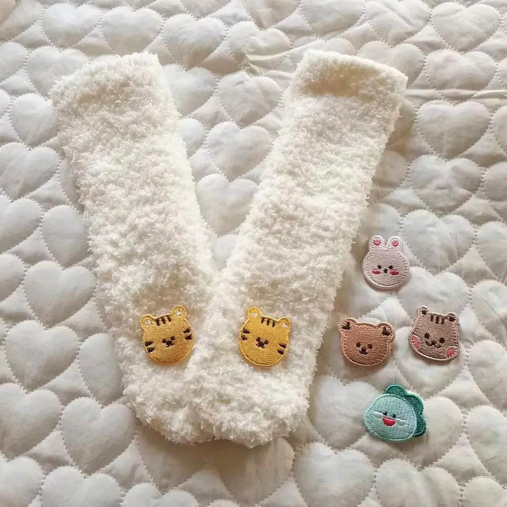 Winter Baby Knee High Socks Thick Warm Anti-Slip Toddler Socks