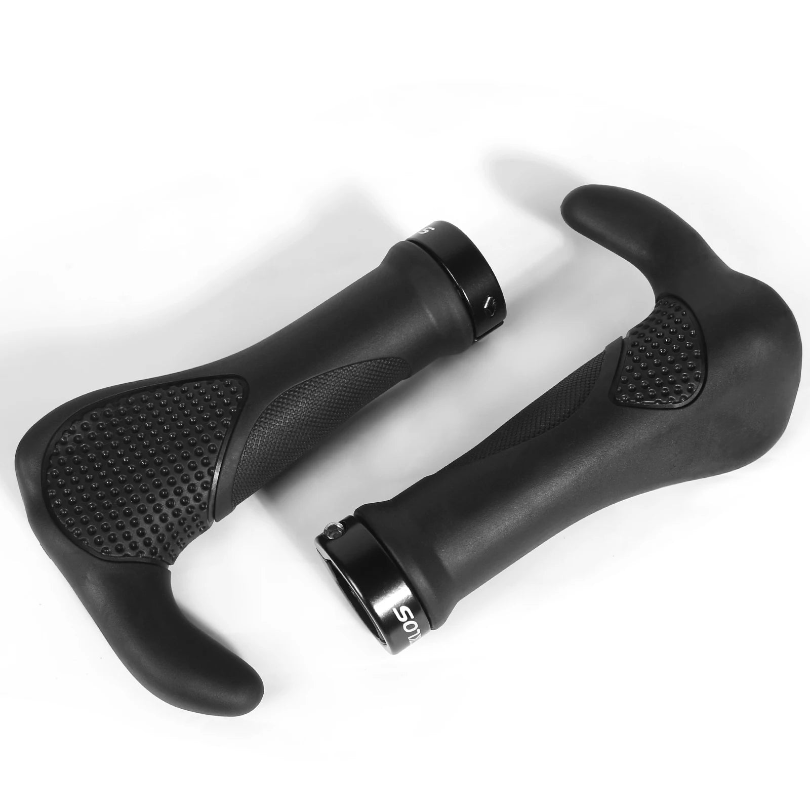 BUCKLOS Ergonomic Extended Bar MTB Handlebar Grips
