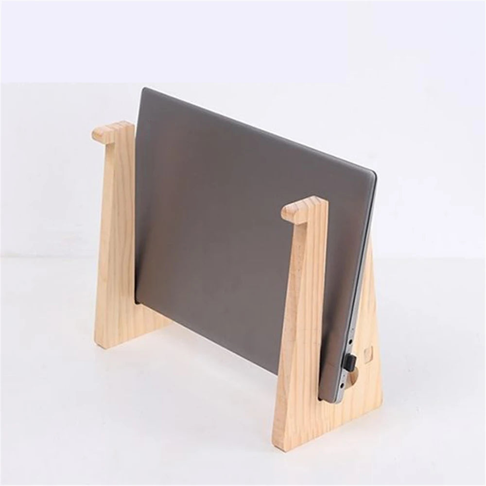 Universal Wooden Laptop Holder Detachable Cooling Stand 10-17