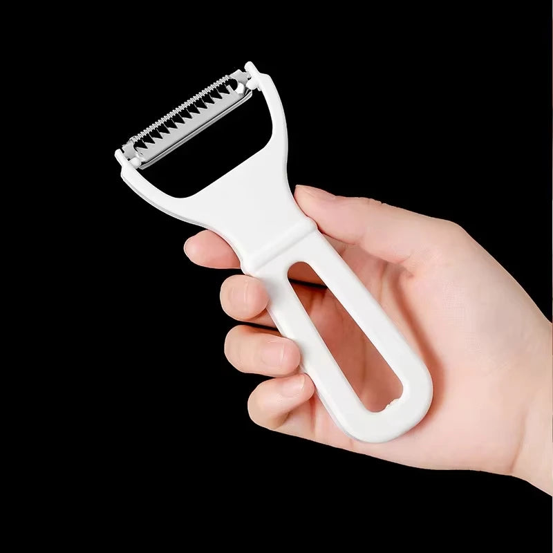 Manual Vegetable Grater & Julienne Peeler – Stainless Steel Cutter Tool