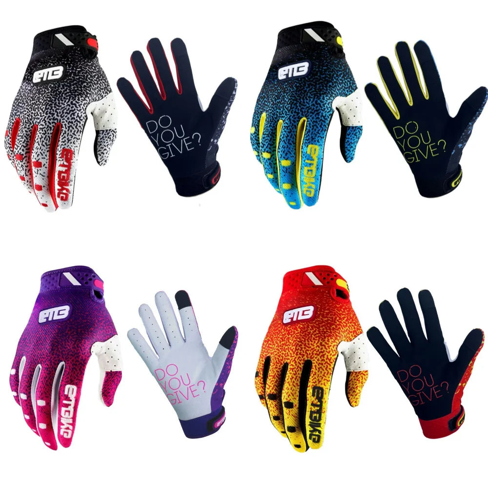 Men Women MX MTB Off-Road Motorcycle Gloves Touchscreen Knuckle Secondary image