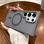 Magnetic Matte Case for Samsung S21 S22 S23 S24 Ultra Plus Cover