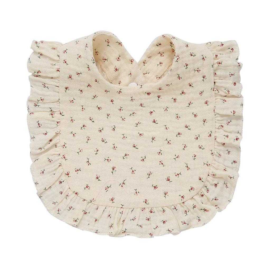 INS Style Baby Cotton Bibs Waterproof Drool Scarf Feeding Bib