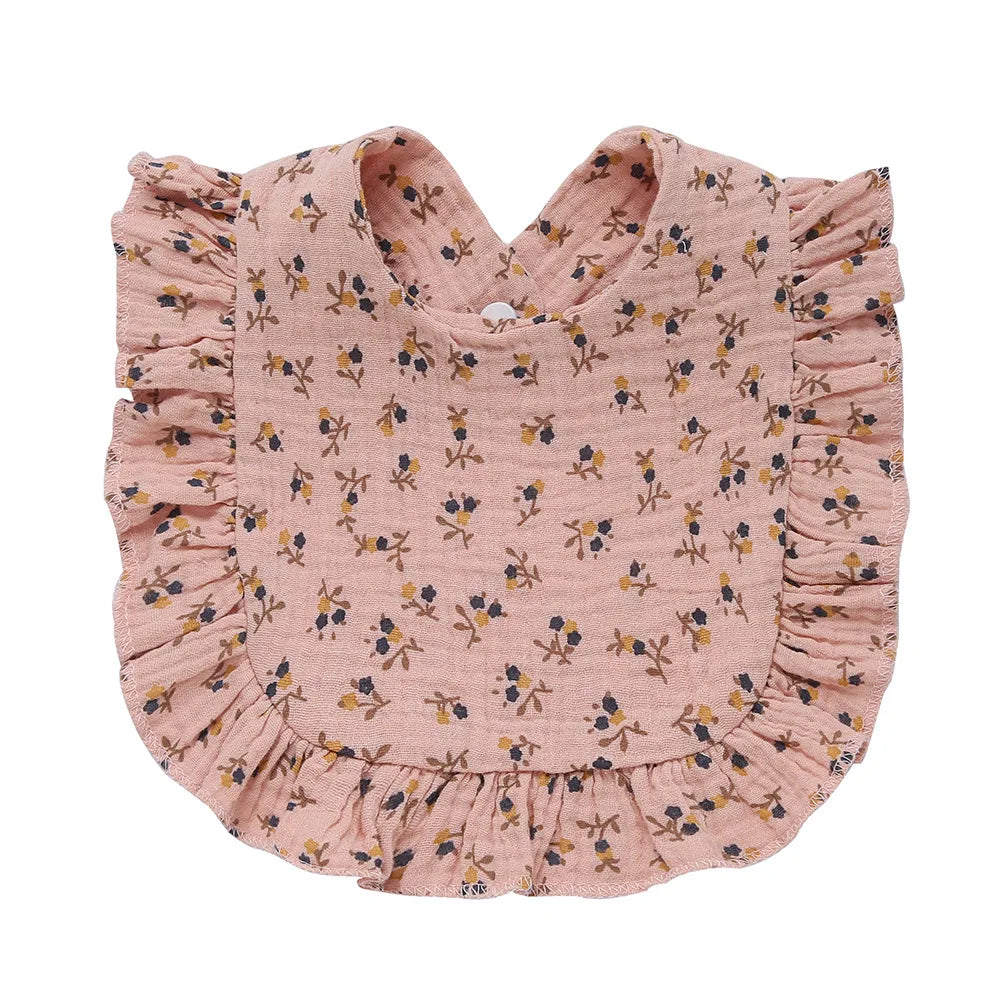 INS Style Baby Cotton Bibs Waterproof Drool Scarf Feeding Bib