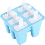 6Pcs Silicone Popsicle Molds – BPA Free Reusable Ice Pop Maker Set