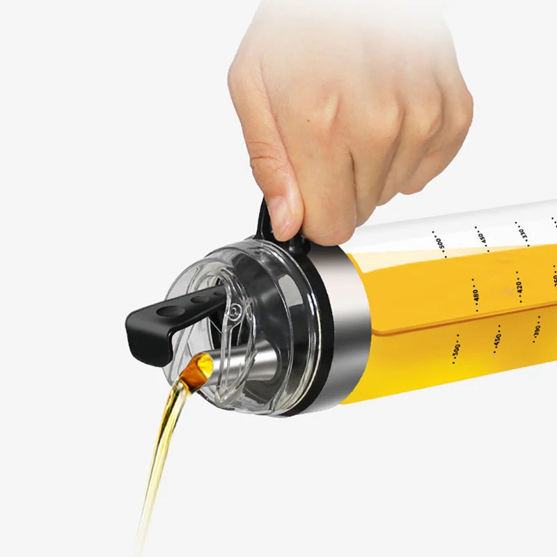 Glass Seasoning Bottle Dispenser Oil, Vinegar & Spice Storage Kitchen Tool