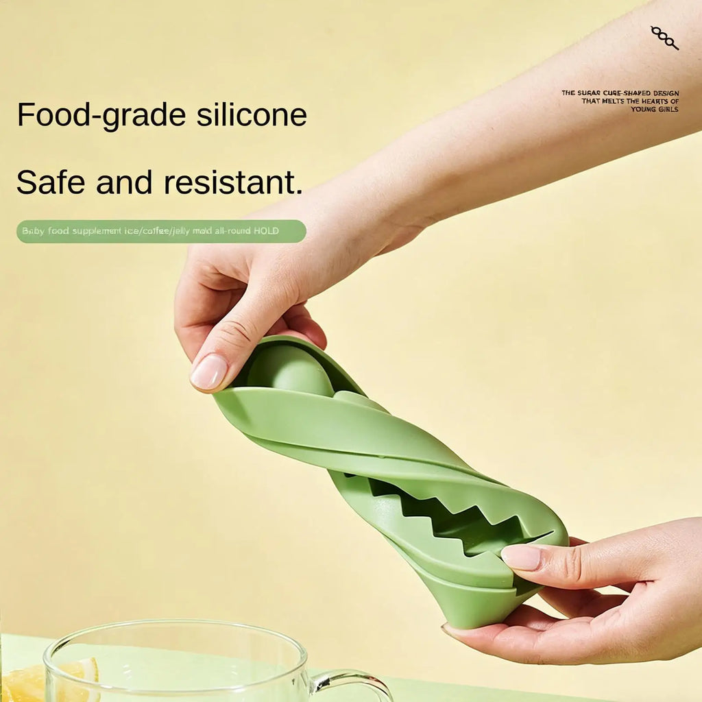 Silicone Ice Cream Stick Mold – Reusable DIY Ice Cream & Ice Ball Maker