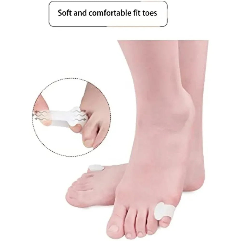 2pcs Silicone Toe Separators Bunion & Foot Care UK