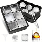 Diamond Rose Gun Shape Ice Cube Mold Silicone Cocktail Ice Maker Tray